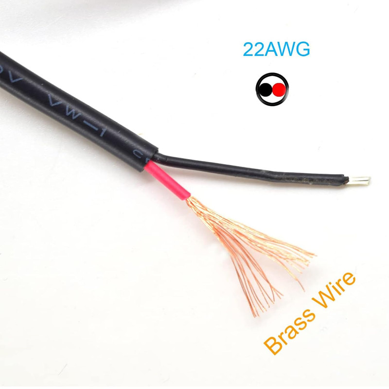 2Pack USB C Male to 2 Pin Pigtail Wire Power Cable 1FT 22AWG 5V 3A | USB Type C gallery