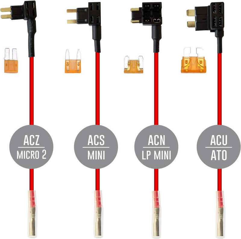 15Ft Micro USB & Mini USB Dash Cam & Type-C Hardwire Kit W. Mini(Acs)/Lp Mini(Ac gallery