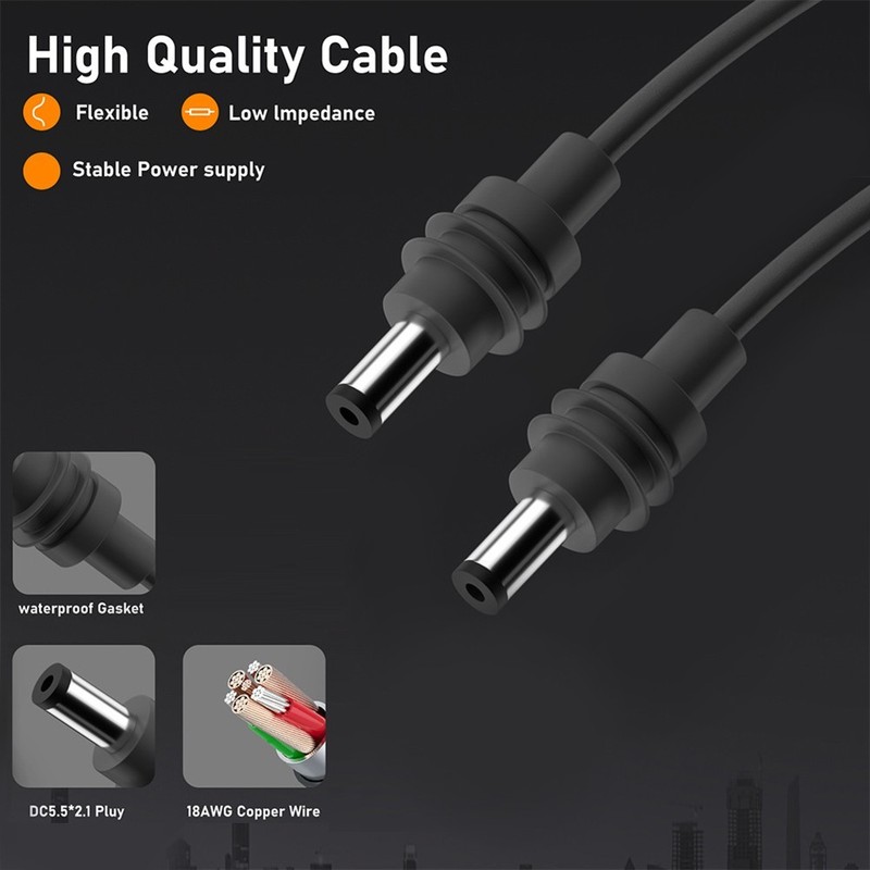 Dependable Waterproof DC Power Cable for Starlink for mini with Size Choices gallery