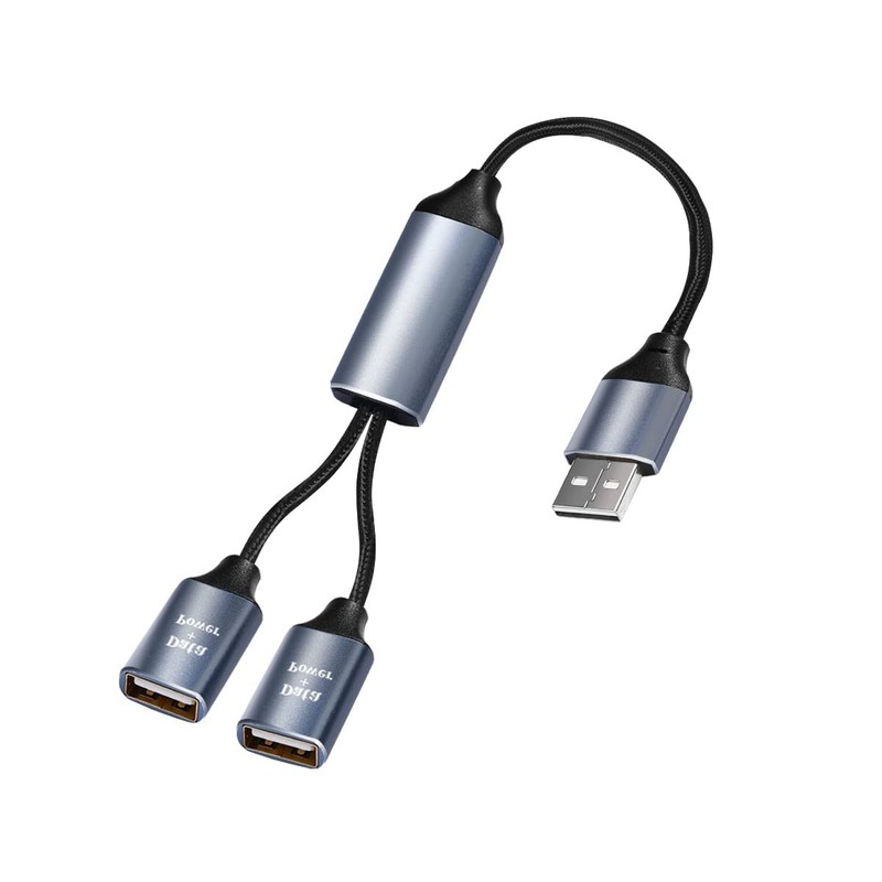 USB 3.0 Splitter Y Cable 3Ft, USB 1 Male to 2 Female Connector, Data and Char...