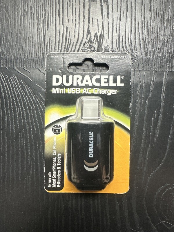 Duracell USB Mini AC Charger Adapter for Smartphone Tablets