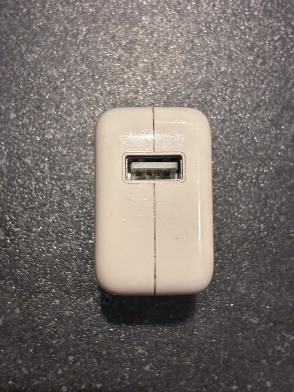 Pre-owned Apple 10W USB-A Power Adapter Charger for iPhone iPad iPod A1357 gallery