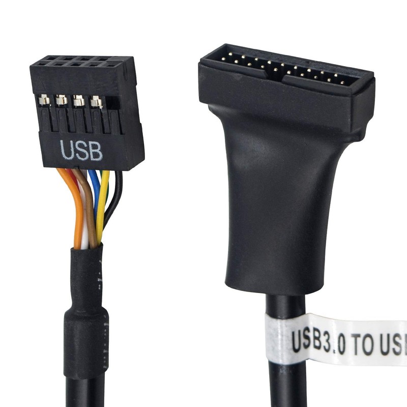USB 3.0 Header to USB 2.0,USB 3.0 to USB 2.0 Motherboard Adapter Cable,19 Pin... gallery