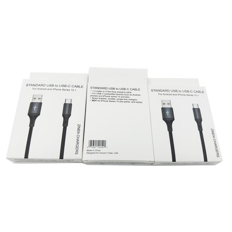 10 USB-C iPhone Android Chargers 5ft Charging Cable Cords Wholesale Lot UNICORN gallery