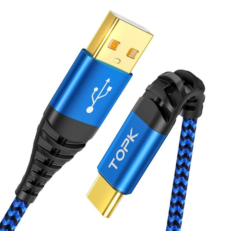 Long USB Type A to USB Type C Cable for PS5 / Xbox Series X Controller 1m 2m 3m