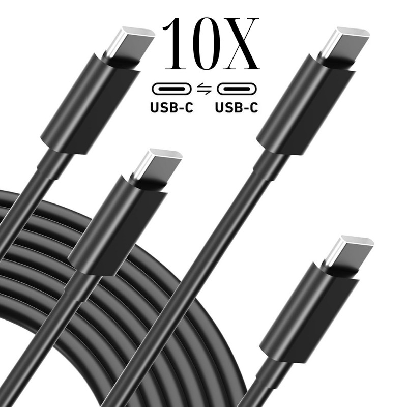 10X For Samsung S25 S9 iPhone 15 16 17 USB-C To USB C Cable 25W Fast Charger Lot
