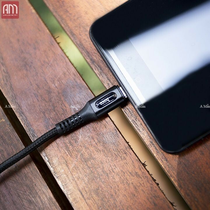 Samsung Galaxy S10 S9 Plus Note 8 USB FAST Charging  Cable Cord Black 4ft. Hoco
