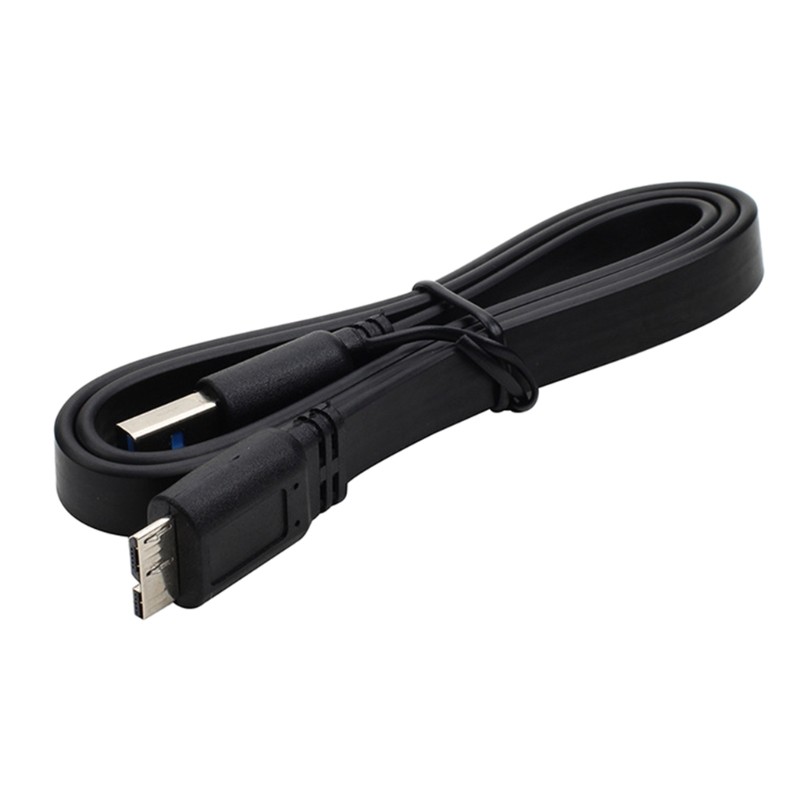 Premium MicroB Male To USB A 3.0 Cable For Quick File Transfer and Power Supply