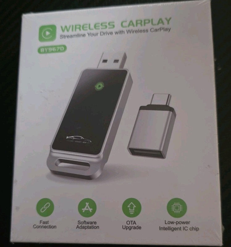 Wireless CarPlay Adapter 2024 Apple BY967D NEW . Open Box. gallery