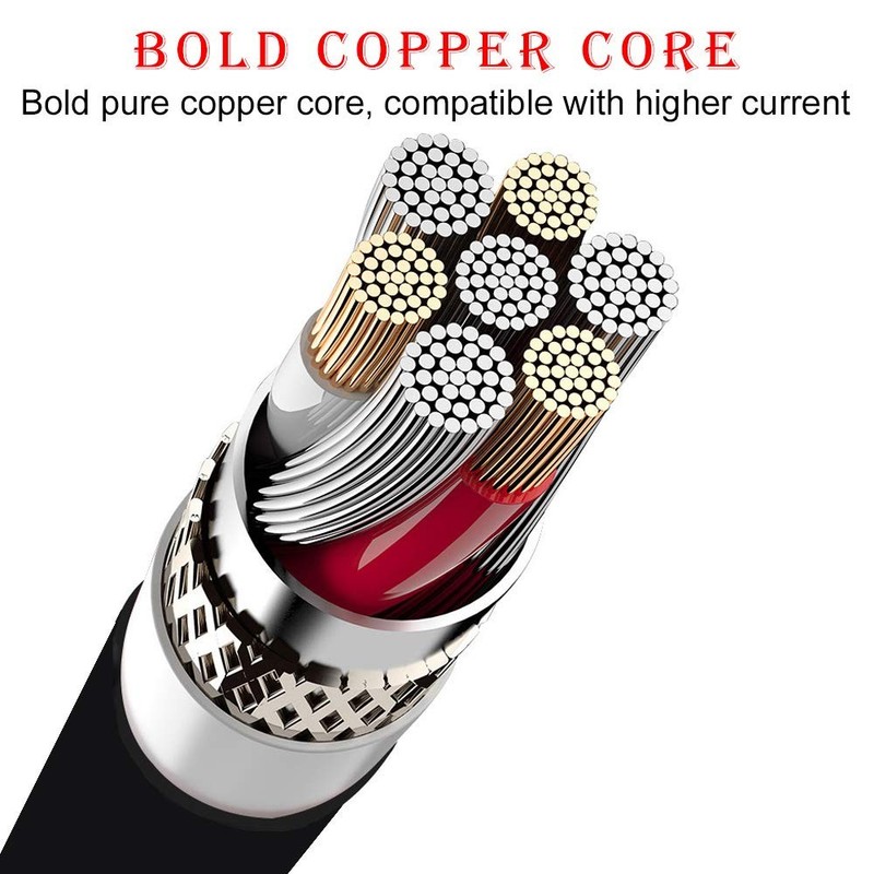 Universal 5V DC Power Cable, USB to DC 5.5x2.1mm Charging Cord Plug with 8 Co... gallery