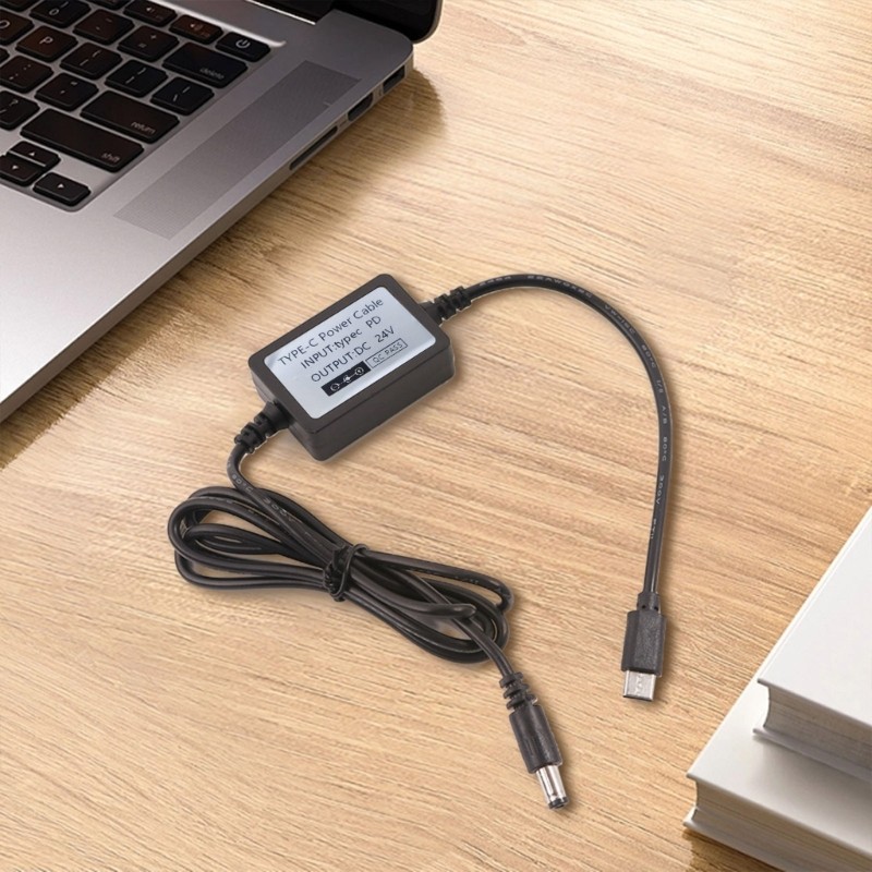 Type C to DC 5.5x2.1mm Power Cable Barrel Jack Center Pin Positive Charger Cord gallery