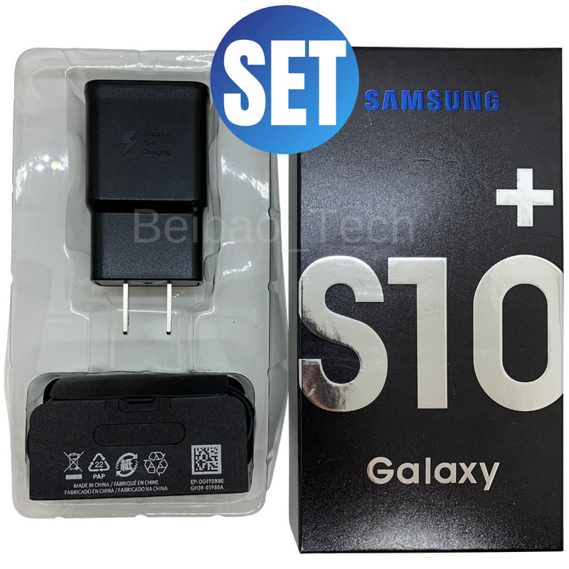 For Samsung Galaxy S10 S9 S8 Adaptive Fast Wall Charger Adapter USB Type C Cable gallery