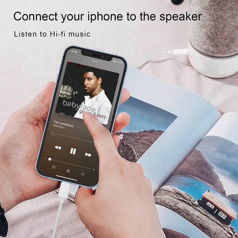 AUX Cord for iPhone 17/16 16e 15, USB C to 3.5mm Audio AUX Jack Woven Cable, ... gallery