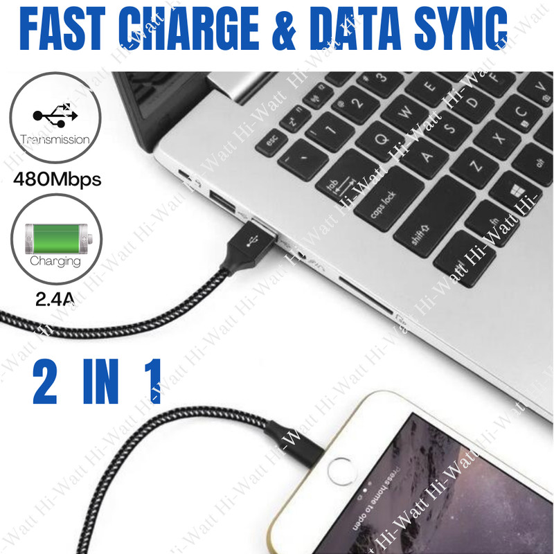 3-Pack Heavy Duty 10FT USB Charger Cable For iPhone 11 XR 8 7 6 5c Charging Cord gallery