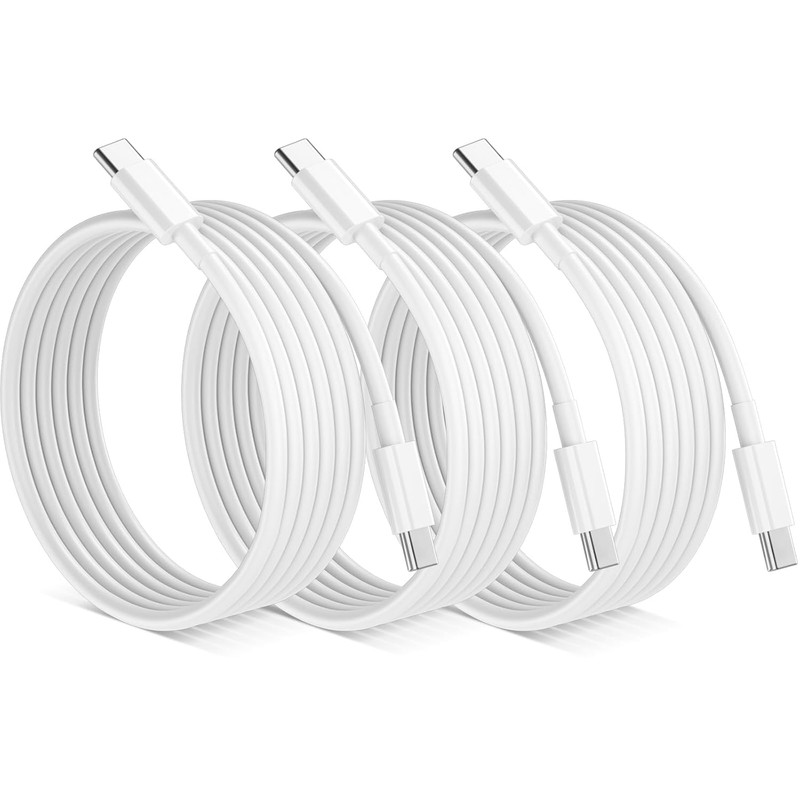 USB C to USB C Cable, 3 Pack Type C 240W Fast Charging Cable 6/6/6FT | Type C An gallery
