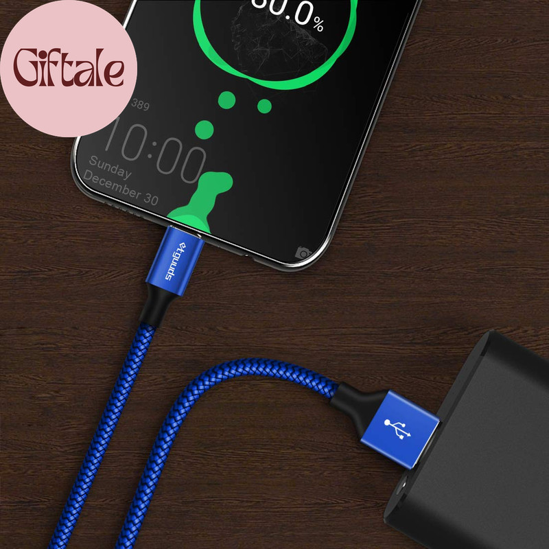 USB a to USB C Cable 5-Pack (3/3/6/6/10 Ft), Fast Charging Type C Charger Cord f gallery