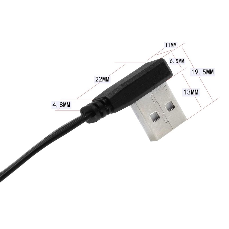USB Extension Cable 90 Degree USB Male to Female Data Cable 5CM AMRI-AF gallery
