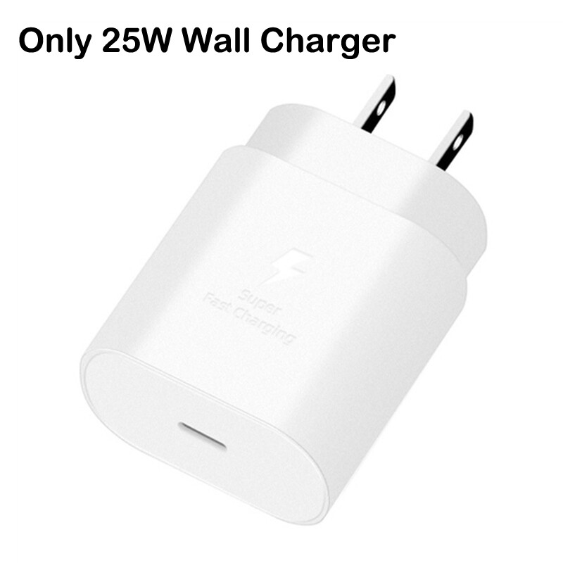 25W Type-C Super Fast Wall Charger+3/6FT Cable For Samsung A73 A53 A33 A23 A72