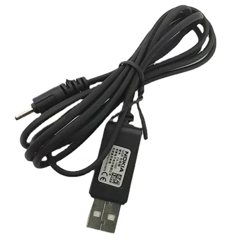 New Small Pin USB Charger Lead Cord For CA-100C Nokia Mobile 2mm DC Cable
