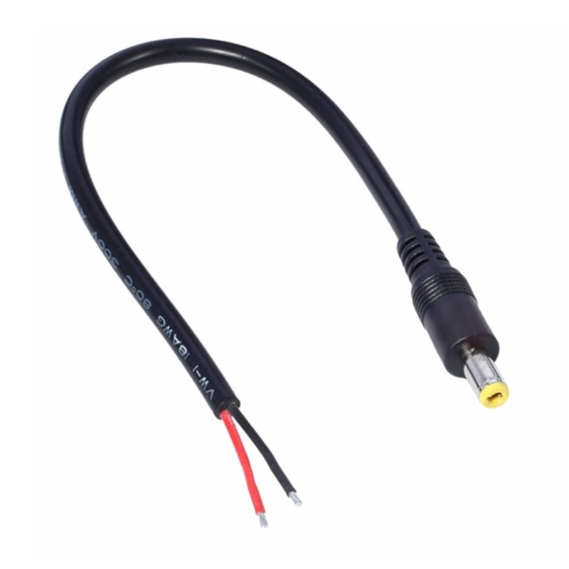 DC5525 5.5x2.5mm Male Plug Open End Power Wire forSecurity Camera,DVR,LED Strip gallery