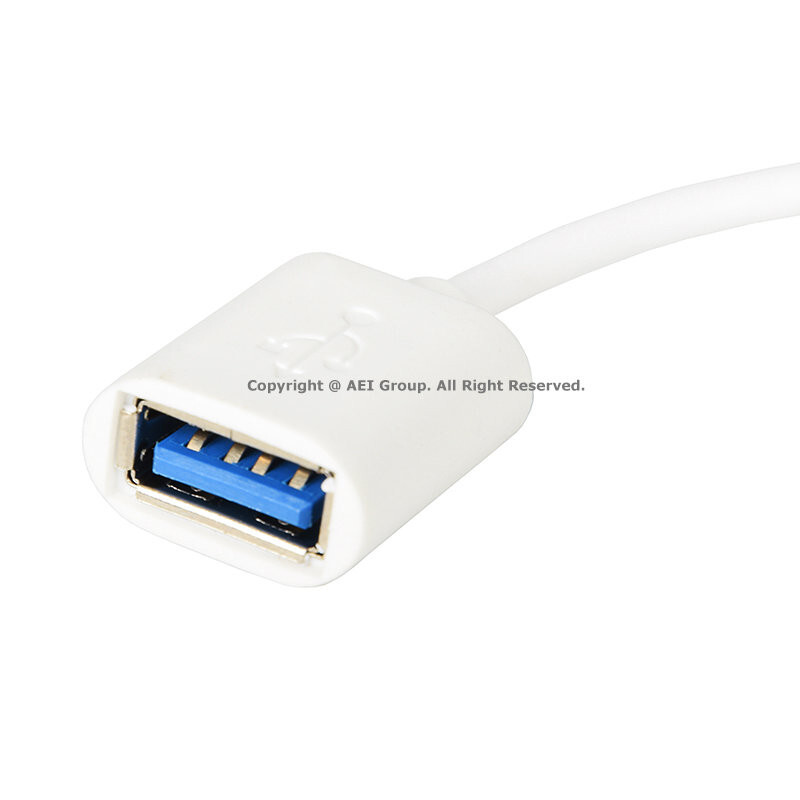 Short 7 inch Standard USB A to Type-C Cable Card Reader External HD Charger Data gallery