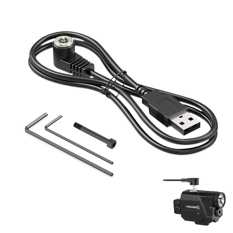 DEFENTAC USB Magnetic Charging Cable Compatible with Tactical Products