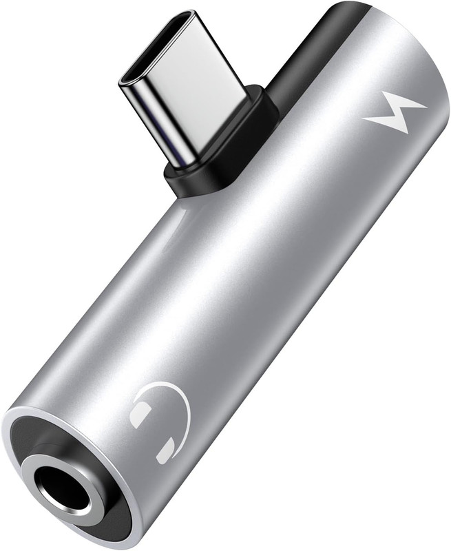 USB C to 3.5mm Headphone and Charger Adapter for iPhone 17 Pro Max Air 16 15 Pro gallery