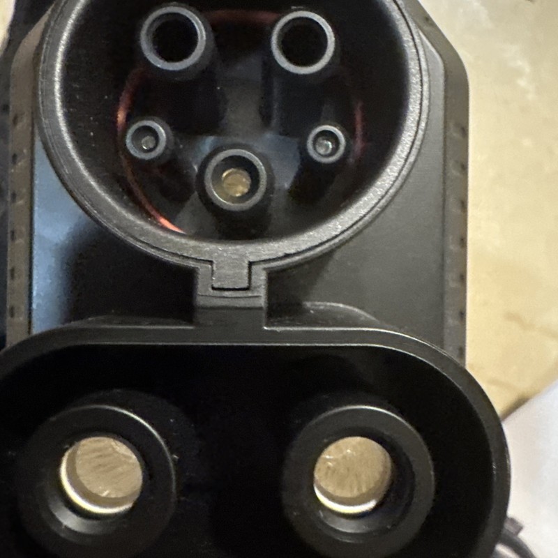 NACS to CCS Adapter for Fast Charging CCS1 EVs, 500A 1000V, Secure Dual Lock Con gallery