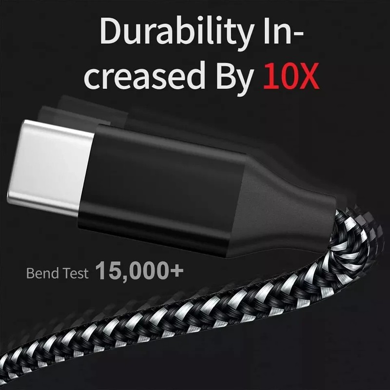 Heavy Duty Charging Phone Cable Type-C USB-C For Samsung Android LG Charger gallery