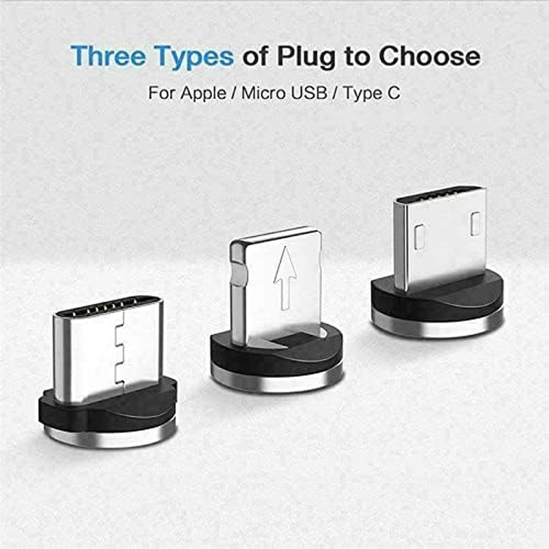 9 Pack Magnetic Phone Cable Adapter Connector Tips Head Plug Micro USB gallery
