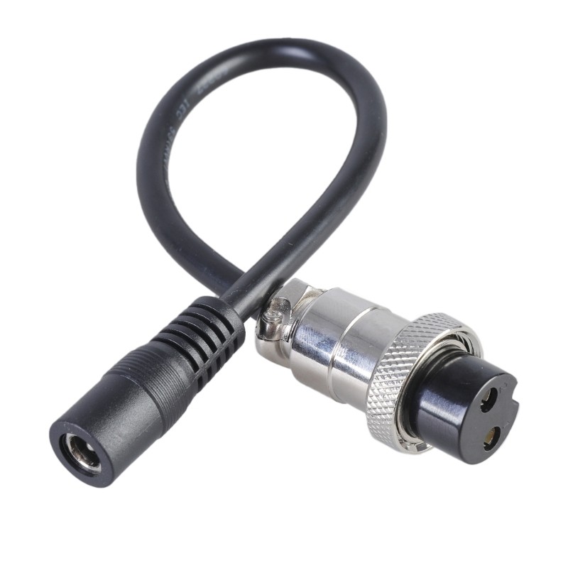 26cm DC5521 to GX20 2Pin Connector Female to Female Aviation Cable Wire Line gallery