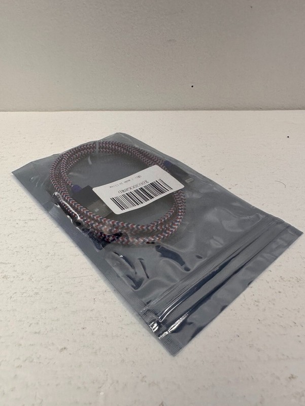 Red White & Blue USB to Apple Braided Charger Cable 3 ft. NEW gallery