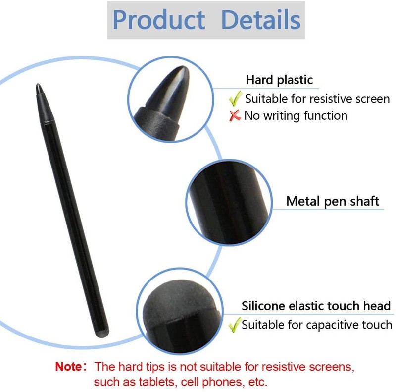 Stylus Capacitive and Resistive Pen Touch Compact Lightweight for Cell Phones gallery