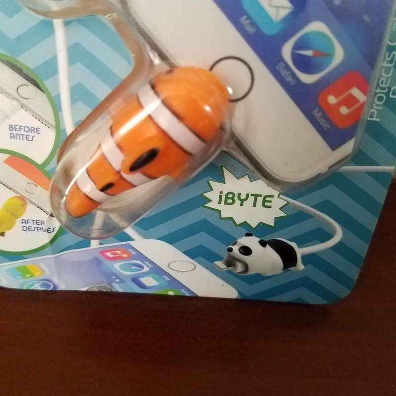 Tzumi Cord Bytes Cable Protectors From Wear Tear Whale and Clownfish X305 gallery