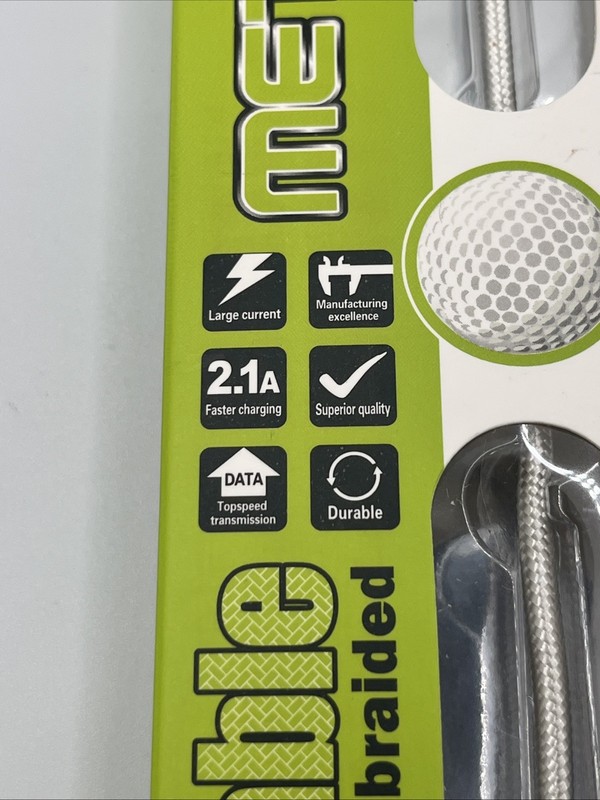 COOLGG Metal Braided Micro USB Fast Charge & Data Cable USB-A GC-10 (iPhone) gallery