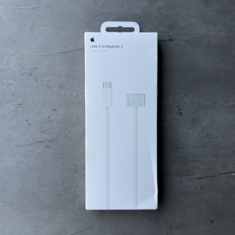 Apple USB-C to MagSafe 3 Cable 2m A2363 White Genuine OEM New
