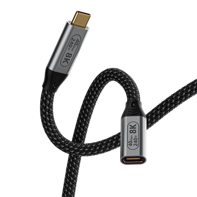 usb c extension cable Compatible with thunderbolt 4 extension cable,usb 4 cab…