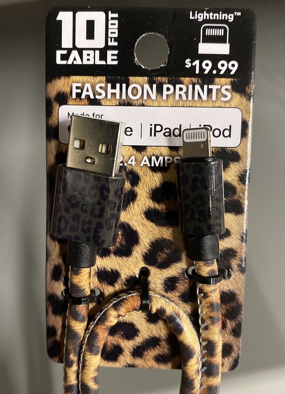 8 Pack 10 Foot Cable Lightning USB for iPhone iPad iPod-2.4amps Rapid Charge gallery