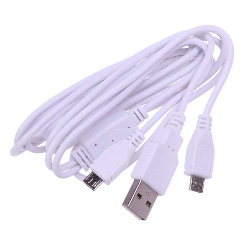 Micro USB Host Splitter USB Cable Dual Micro USB to USB Charger Wire
