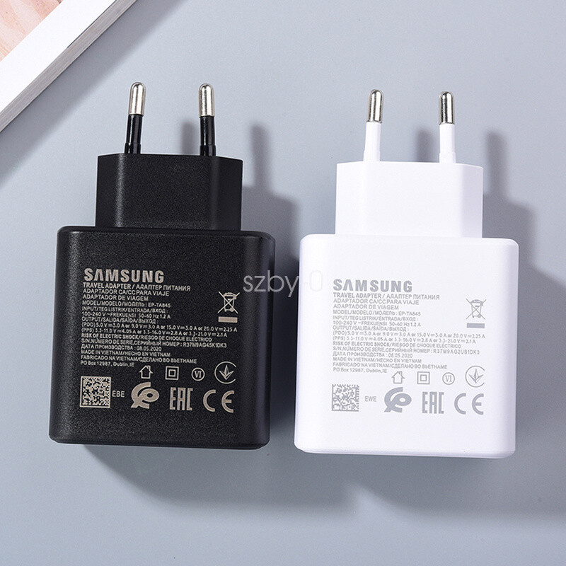 For Samsung 45W Super Fast Charger Adapter USB-C Cable Galaxy S22 S20 Ultra gallery