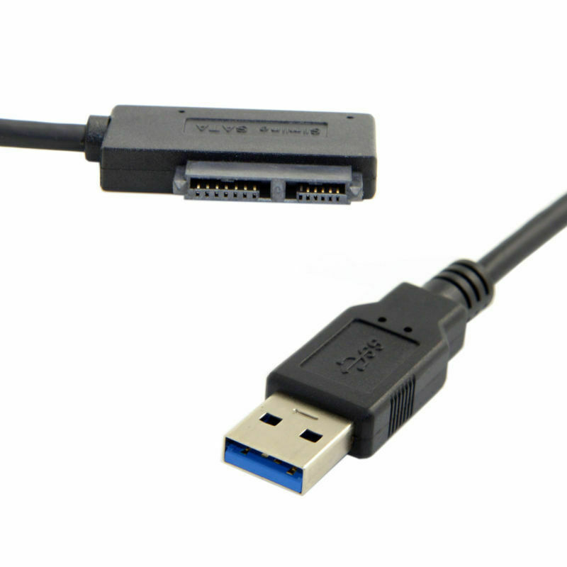 USB 3.0 to 7+6 13pin Slimline Sata Adapter Optical Drive Cable for CD DVD Rom gallery