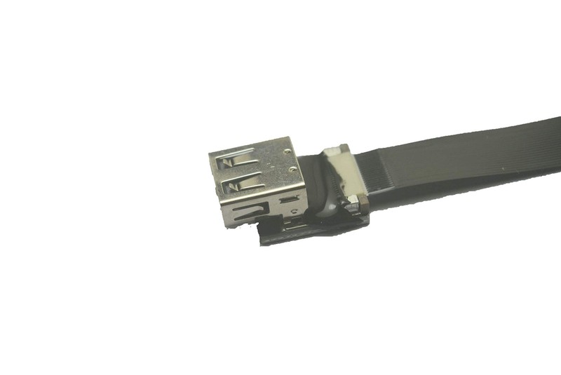 FPV Flat Slim Thin Ribbon FPC Cable Micro USB 90 Degree Angle to Standard USB... gallery