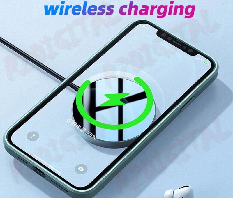 MagSafe Magnetic Charging Conversion Kit Ring Compatible iPhone Galaxy gallery