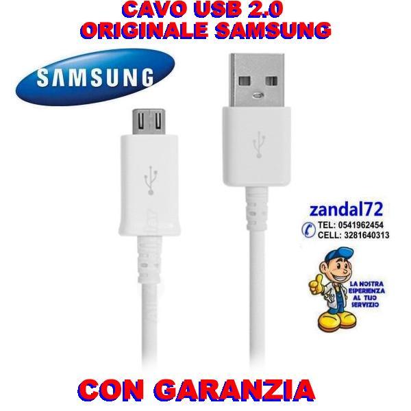 GENUINE SAMSUNG USB 2.0 GALAXY S6 - S6 EDGE G925F G920F WHITE DATA CABLE.