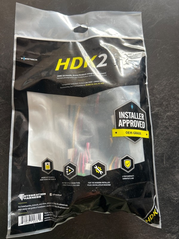 iDatalink FTI-HDK2 T-Harness for Honda & Acura Key Models 2008-2019