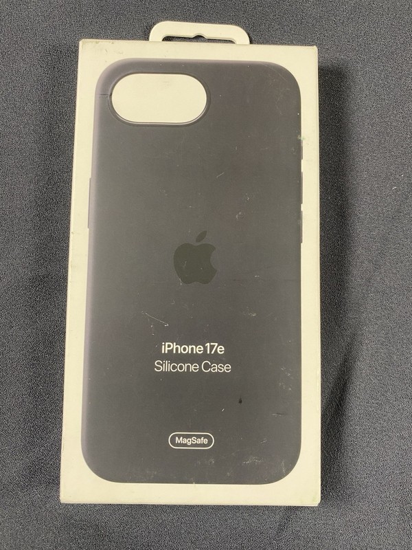 Authentic Apple iPhone 17e Silicone Case with MagSafe Black NEW IN SEALED BOX