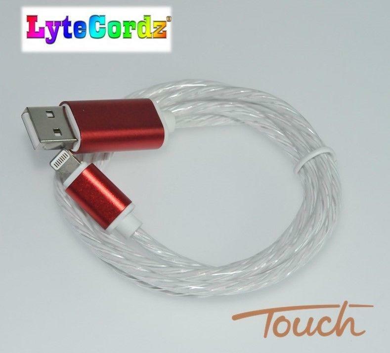 Light Up LED TOUCH SENSITIVE Flowing Charging Charger Cord - All Phones gallery