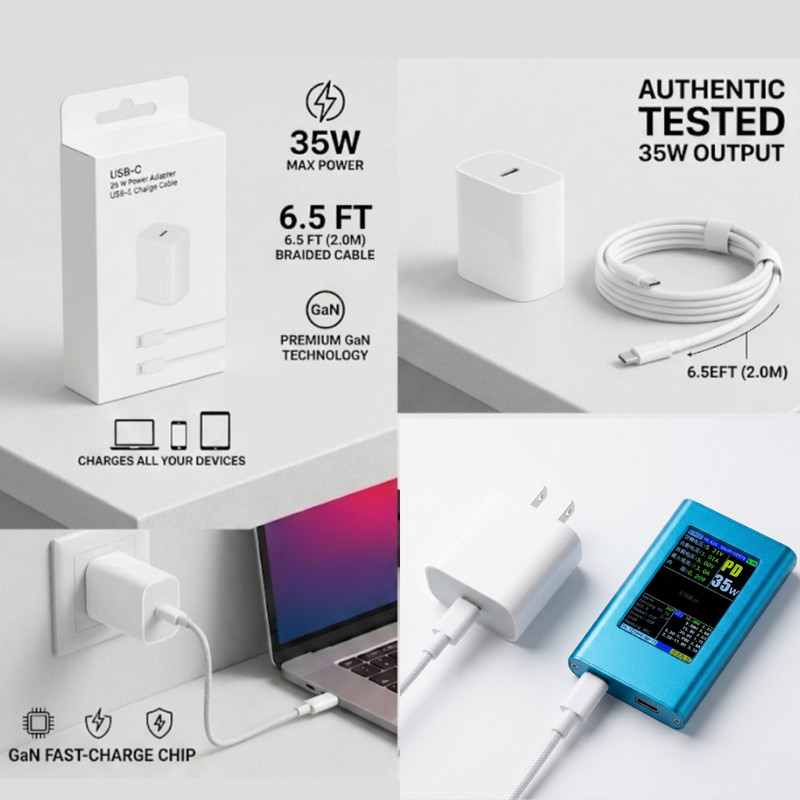 Original USB-C Fast Charger For iPhone 17 16 15 14 Pro Max Type C Cable 6 ft gallery