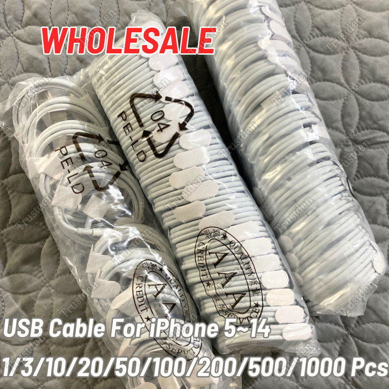 Fast Charger Cable For iPhone6 7 8 SE X XR XS 11 12 13 14 USB Charging Cord Lot