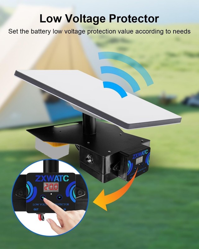 For Starlink Mini DUAL DEWALT Power Adapter w/ LCD Display w/ 6.5ft Cable Mount gallery